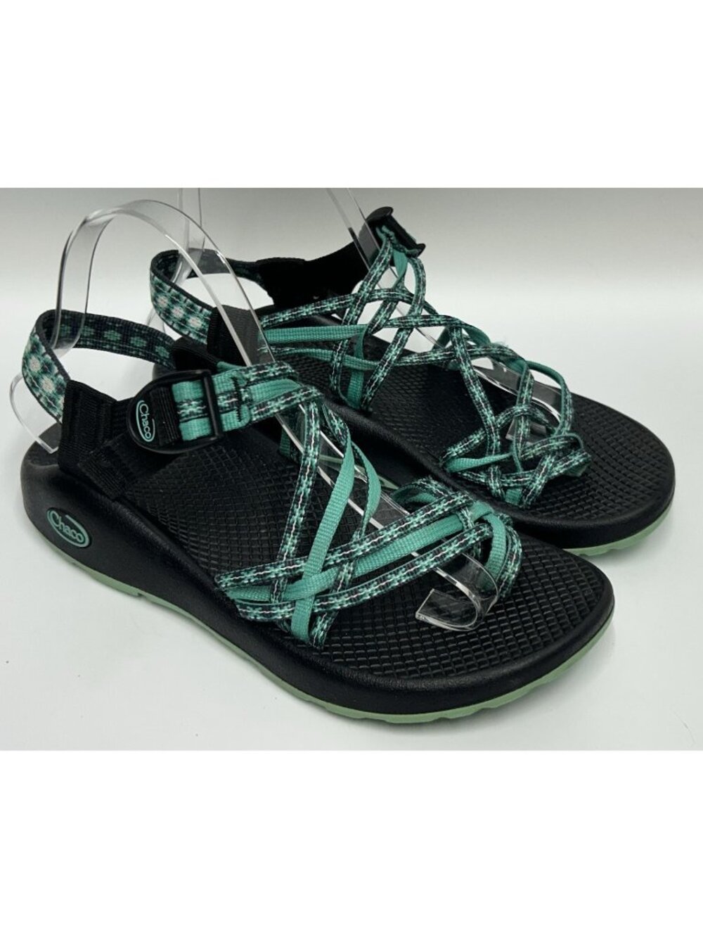 Chaco Women's ZX/3 Classic Sandals Size 8 Chuckwalla Aqua Sport Strappy